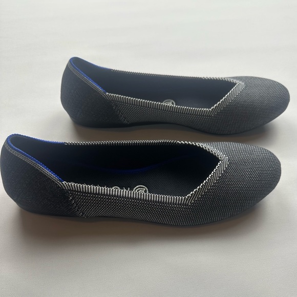 Rothy's Women's Gray/Navy and Blue Flats. Size 10. Mild wear. - Picture 2 of 7